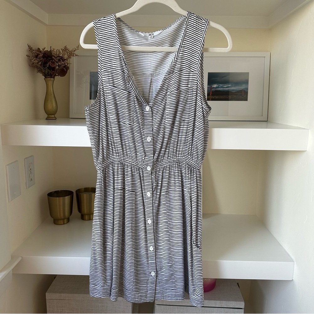 Black and White Stripped Dress